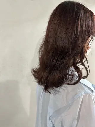 セミロング カラー パーマ ヘアアレンジ メンズ キッズ ネイル マツエク・マツパ アイブロウ #tag 稗田綾加のヘアスタイル