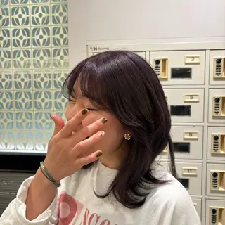 カラー オオカメ ユヅキのヘアスタイル