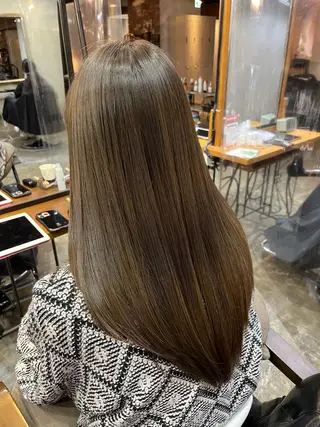 ロング カラー パーマ ヘアアレンジ 髪質改善✨ストレート オグ✂️/ショートのヘアスタイル