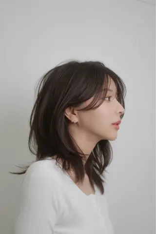 ミディアム ミディアムレイヤー 募集中/村上廉のヘアスタイル
