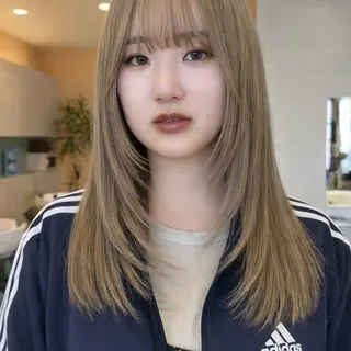 ロング カラー レイヤー/ブリーチ/ 渋谷/ルル🌿のヘアスタイル