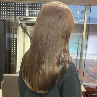 ロング カラー akane/オリーブ /ボブパーマのヘアスタイル