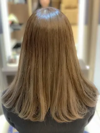 ロング カラー 大間 礼真のヘアスタイル