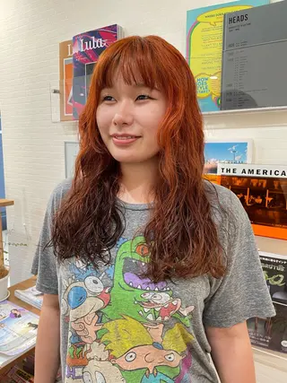 カラー 金森 実海のヘアスタイル