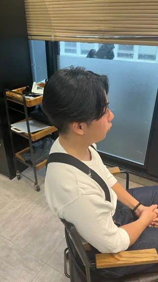 メンズ メンズカット パーマ飯野友喜のヘアスタイル
