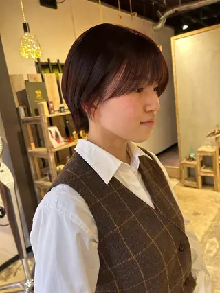 ショート 北原 紗希のヘアスタイル