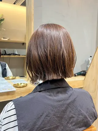 ショート カラー 神戸ボブ✂️ ioe三宮/田 伸佳のヘアスタイル
