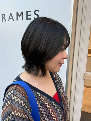 ミディアム 脇 幸枝のヘアスタイル