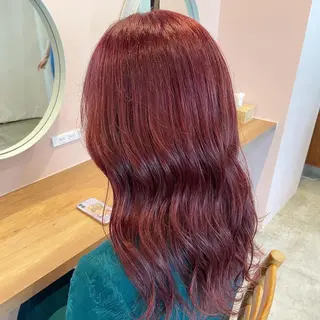 ロング カラー ヘアアレンジ REONA🪽✨薬院 レイヤーカット🫧のヘアスタイル