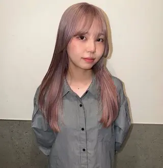 ロング REINA/ブリーチ /ハイトーン/原宿のヘアスタイル
