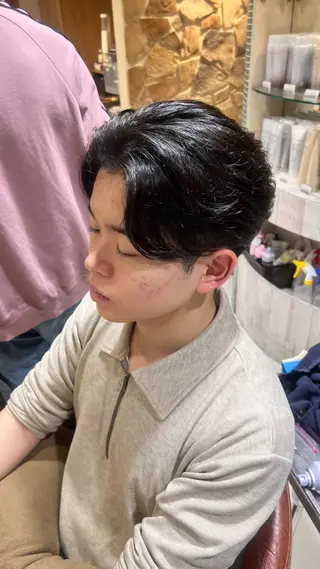 パーマ メンズ 新宿/メンズパーマ/ メンズ特化/和田瑞生のヘアスタイル