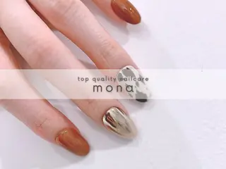 ロング mona michiのネイルデザイン