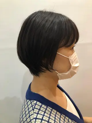 ショート 高山🐬髪質改善 池袋で縮毛矯正のヘアスタイル