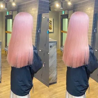 ロング カラー yoriダブルカラー 代表すがわらのヘアスタイル