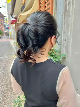 ミディアム カラー ヘアアレンジ 「sumi」 AMIのヘアスタイル
