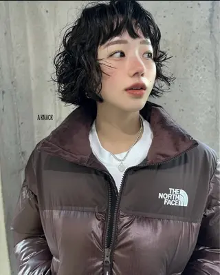 ショート パーマ 西山 凜のヘアスタイル