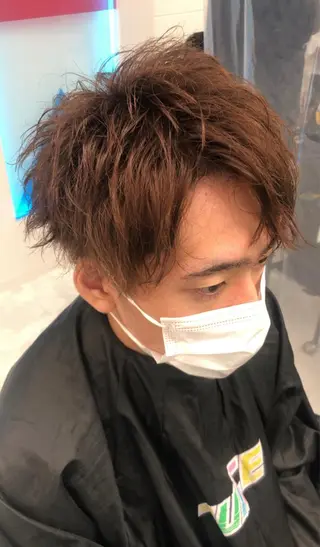 ミディアム カラー パーマ ヘアアレンジ メンズ キッズ メンズ特化美容師 aiの眉毛・アイブロウイメージ