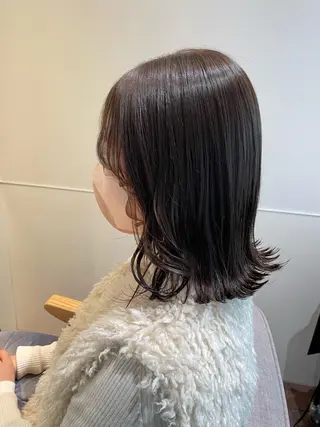 ミディアム カラー miu. ボブ/半個室サロンのヘアスタイル