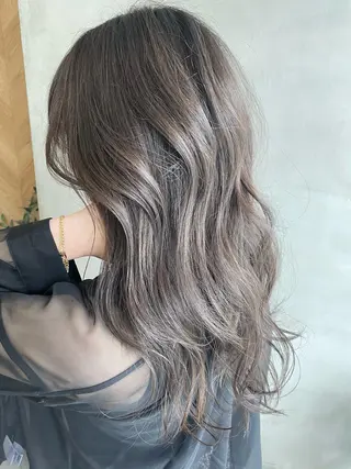 ロング カラー ヘアアレンジ ネイル マツエク・マツパ 夜23時まで予約🉑 reverieあきらのヘアスタイル