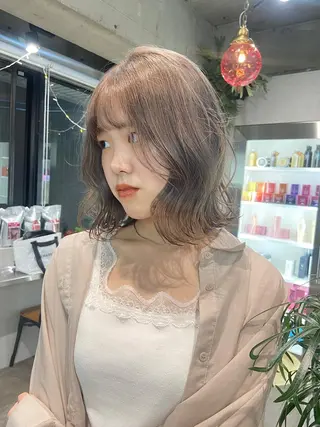 ショート カラー ヘアセット🎀パーマ Tsubasaのヘアスタイル