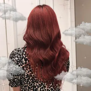 ロング カラー パーマ ヘアアレンジ メンズ キッズ ネイル マツエク・マツパ KANAMI 🌏のヘアスタイル