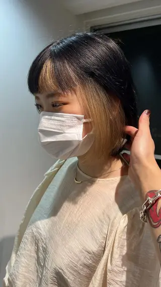 ショート カラー 大人ボブと似合 わせカラー/馬場 翼のヘアスタイル