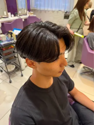 パーマ メンズ 玉置 晴太郎のヘアスタイル