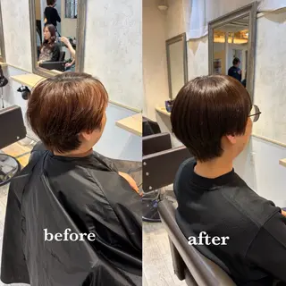 ショート Lutia新宿/ sumiのヘアスタイル