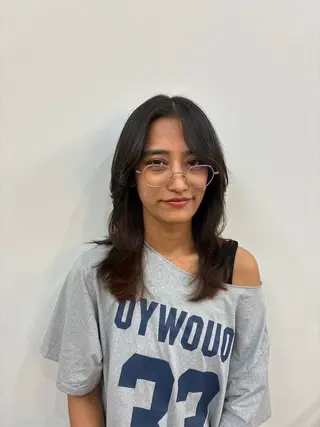 ロング カラー FJ Kaminokeのヘアスタイル