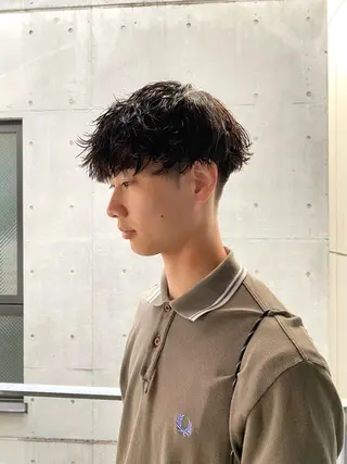 ショート パーマ メンズ おしゃれパーマ メンズ特化/みーまんのヘアスタイル