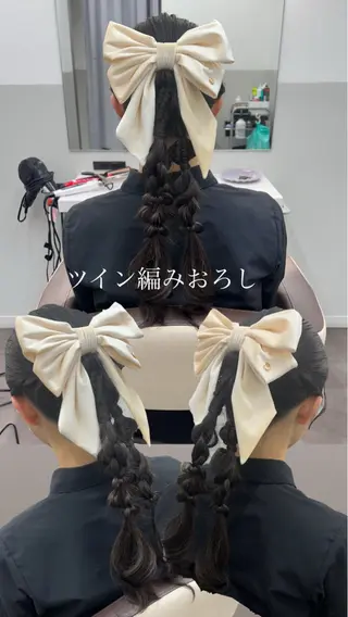ロング ヘアアレンジ 薄田 珠美のヘアスタイル