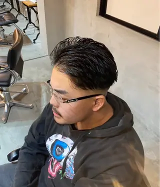 メンズ ツイスパ/シャドウ 新井のヘアスタイル