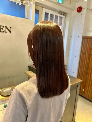 ロング カラー 山本美月🫧艶カラー 🐬暖色カラー🫧のヘアスタイル
