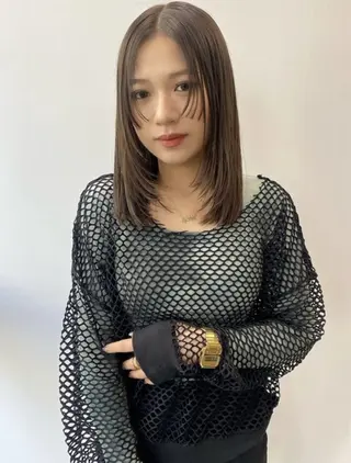 ロング 寒色❄️透明感カラー /レイヤーカット🪽のヘアスタイル
