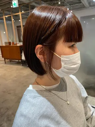 ショート カラー ヘアアレンジ REONA🪽✨薬院 レイヤーカット🫧のヘアスタイル
