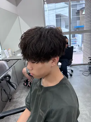 ショート パーマ メンズ 💈海外風パーマ 💈メンズ/颯太のヘアスタイル