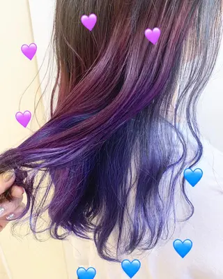 セミロング カラー 新宿駅近♡個室 ♡関口三都季🌜のヘアスタイル