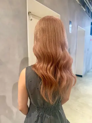 ロング カラー ハイトーン/うる艶 🤍カラー Mioのヘアスタイル