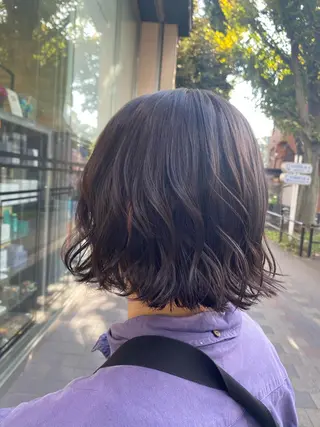 ミディアム カラー ヘアアレンジ TSUNA 🌙 Lim 五反田のマツエク・マツパデザイン
