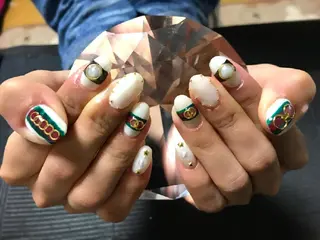 ネイル モチの良さ◉ フィルインネイル♡のネイルデザイン
