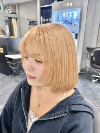 ショート Tsgumi /京都/ハイトーンのヘアスタイル