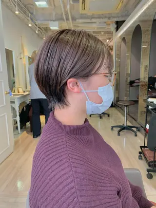 ショート ボブ/パーマ 村中　仁人のヘアスタイル