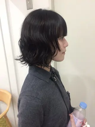 パーマ 杏華 ショートのヘアスタイル