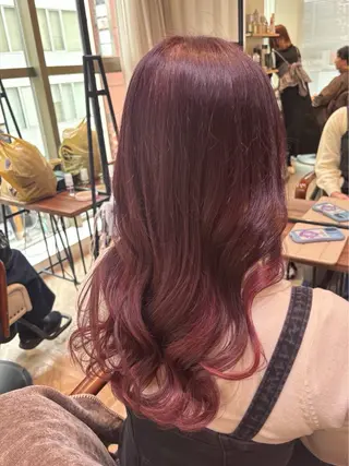 ロング 藤原汐彩 ／カラーモデル募集のヘアスタイル