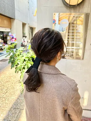 ミディアム カラー ヘアアレンジ 「sumi」 AMIのヘアスタイル