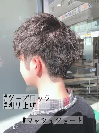 ショート パーマ ヘアアレンジ メンズ メンズパーマ特化/ メッシュ/薫/店長のヘアスタイル