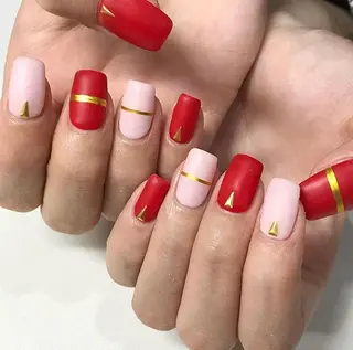 ネイル 渋谷／チップ長さ出し 👑アプレgel-xのネイルデザイン