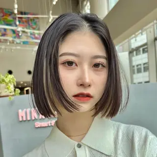 ショート 髪質改善🪄 イルミナカラー岩谷のヘアスタイル