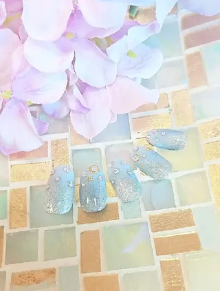 ネイル 手描きアート&推し活 🌟Wisteriaのネイルデザイン