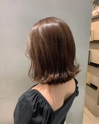 ミディアム カラー チバ タクミのヘアスタイル